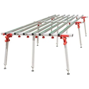 Masa modulara de lucru, pentru placi formate mari, sarcina max 300kg, 180-360x150x75cm - SHIJING-P703