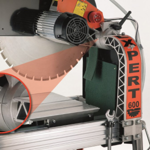 Masina de taiat materiale de constructii 75cm, 4.0kW, EXPERT 600S cu laser si roti - Battipav-9601 - Img 7