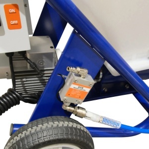 Masina multifunctionala de tencuit, gletuit, izolatii, debit max. 0-15 L/min, 2.2kW Monofazata, 20 bar, cuva 45L - CNO-MFS15 - Img 10