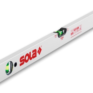 Nivelă cu bula ( Boloboc ) cu profil aluminiu, 180cm AV 180 - Sola-01111601 - Img 1