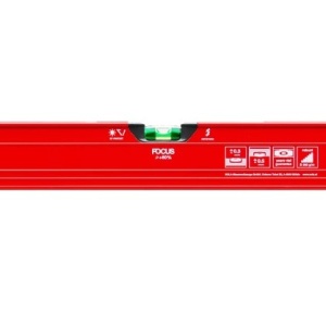 Nivelă cu bula ( Boloboc ) cu profil tubular, 100cm RED 3 100 - Sola-01215301 - Img 2