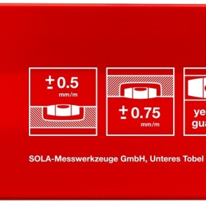 Nivelă cu bula ( Boloboc ) cu profil tubular BIG X 3, 120cm - Sola-01373401 - Img 3