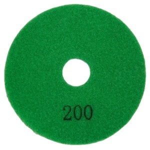 Paduri / dischete diamantate galvanizate (electroplacate) pt. slefuire uscata #200 Ø100mm - DXDY.DRYPADGALV.100.0200 - Img 2