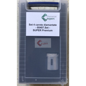 Set carote diamantate pt. gresie portelanata & piatra - diam. 20, 35, 50, 75mm Super Premium - DXDH.80407.S20-75.Set - Img 3