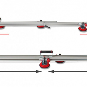 Sistem de transport cu ventuze pt. placi de dimensiuni mari, 320cm, 60kg, Slim Easy Trans - RUBI-18910 - Img 1