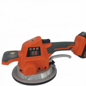 Vibrator profesional 21V HEAVY DUTY cu ventuza ⌀200mm si variator de turatii digital pt. placi ceramice - CNO-VP21 - Img 8