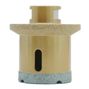 Carota Diamantata pentru ventil scurgeri in gresie portelanata, piatra, compozit, - diam. 45mm, 60mm 60° - Premium - DXDY.GOLDrill.45-6060deg - Img 1