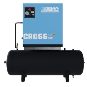 Compresor de aer profesional cu surub - 7.5 kW, 900 L/min, 10 bari - Rezervor 200 Litri - ABAC-CROSS-900-10-400/50-200L/VSD - Img 1