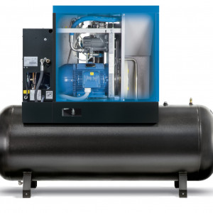 Compresor de aer profesional cu surub, cu uscator de aer - 11 kW, 1416 L/min, 10 bari - Rezervor 500 Litri - ABAC-SPINN-11E-500L-10bar - Img 8