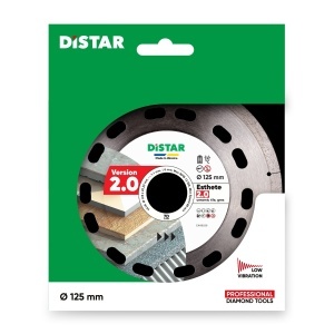 Disc diamantat DiStar Esthete 2.0 ultra-subtire pt. Gresie portelanata, placi ceramice - 125x22.23 (mm) Ultra Premium - DiStar-10126024010 - Img 9