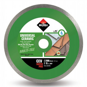 Disc diamantat pt. gresie si faianta 200mm, CEV 200 SuperPro - RUBI-30946