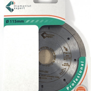 Disc DiamantatExpert pt. Taieri Extra Fine in Portelan Dur 115x22.2 (mm) Ultra Premium - DXWD.CUSK.115 - Img 2