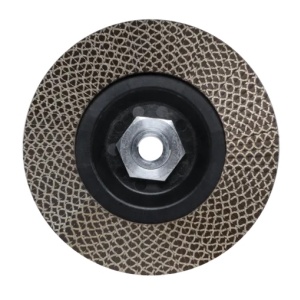 Disc lamelar diamantat pt. slefuit granit, gresie, portelan, sticla - #100/120, Ø125mm, M14 - RUBI-32938 - Img 2