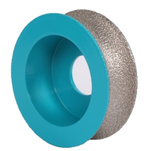 Freza diamantata pentru profilare granit, marmura, gresie Profil Semicerc exterior, R-20mm, ∅75x22,23mm - BIHUI-DGW320
