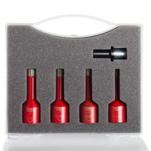 Kit carote diamantate Mini DryGres 6, 8, 10, 12mm, 4 buc. - RUBI-50938 - Img 4