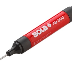 Marker permanent / marcator gauri, negru PM DUO - Sola-66080120 - Img 1