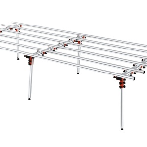 Masa de lucru SLAB XL pt. placi ceramice de dimensiuni mari, 360cm, 250kg, WolfPack - WP-DB-TB-3XL360