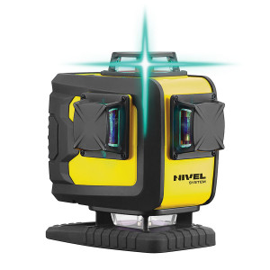 Multilaser albastru în cruce (4 x 360°), Bluetooth - Nivel System-CL4D-B - Img 3