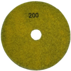 Paduri / dischete diamantate brazate in vacuum pt. slefuire uscata #200 Ø125mm - DXDY.DRYPADVACU.125.0200 - Img 4