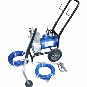Pompa de vopsit si zugravit AIRLESS Diafragma Profesională cu Carucior - Complet Echipata - 1/4", 3kW, 5.5L/min - WP-APSD5 - Img 4