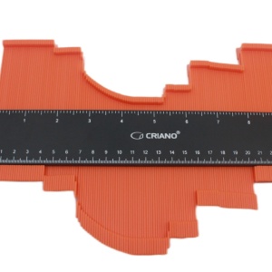 Sablon Profesional cu mecanism interior din aluminiu, pentru copiere forme, lung. 250mm - CNO-COPYCAT - Img 2