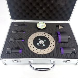 Set carote diamantate pt. gresie portelanata & piatra - diam. 6, 8, 10, 20, 35, 68 (mm), freza conica, disc taiere si ceara 3DTECH - Super PREMIUM - DXDY.NEODRILL.9SET - Img 8