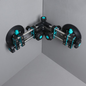 Sistem de fixare si ajustare multi-unghi, cu 2 ventuze cu vaccum pt. placi ceramice - BIHUI-LFTFV6 - Img 4