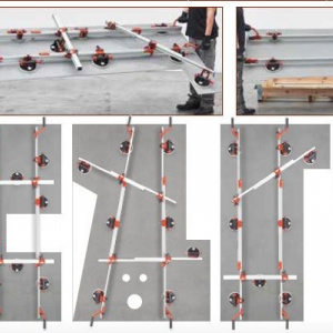 Sistem de transport pt. placi de dimensiuni mari, Easy-move MK IV - 6 ventuze RV175, 320cm - Raimondi-432EM04CA - Img 7