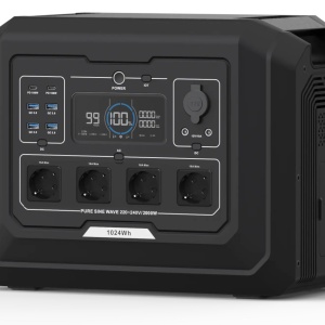 Statie acumulator portabil cu incarcare rapida - FastCharge, LiFePO4 - Generator Solar Power Station - 2000W, 1024Wh - WP-PS1 - Img 1