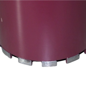 Carota diamantata segment Turbo Laser 3DTECH pt. beton armat diam. 182 x 450 (mm) - ULTRA Premium - DXQZ.3D1117.182 - Img 4