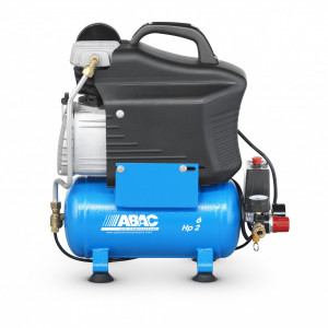 Compresor de aer cu piston - 1.5 kW, 220 L/min, 8 bari - Rezervor 6 Litri - ABAC-START-L20 - Img 1