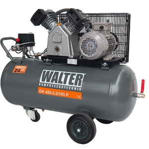 Compresor de aer profesional cu piston - 2,2kW, 420 L/min, 10 bari - Rezervor 100 Litri - WLT-PROG-420-2.2/100A - Img 2