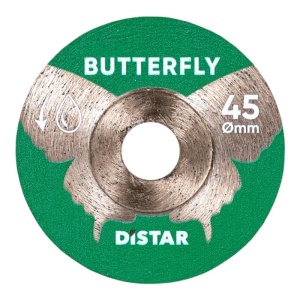Disc diamantat Butterfly ultra-subtire pt. mini-polizoare, pt. portelan, 45x0,6x9,6 (mm) Premium - DiStar-11120159036 - Img 2