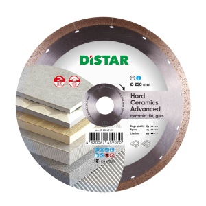 Disc diamantat DiStar HCA pt. Placi ceramice dure, Portelan gros - 250x25.4 (mm) Super Premium - DiStar-11120349019 - Img 2