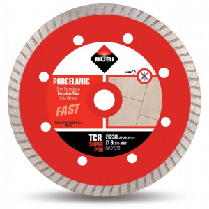 Disc diamantat pt. gresie portelanata 230mm, TCR 230 SuperPro - RUBI-31978