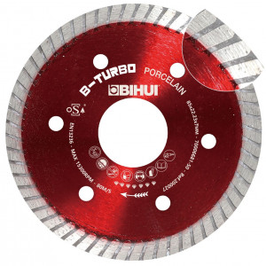 Disc Diamantat pt. Placi dure, Portelan dur, Placi ceramice 85x22.2 (mm) Super Premium - BIHUI-DCDT85 - Img 1