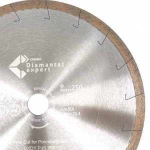 Disc DiamantatExpert pt. Taieri Extra Fine in Portelan Dur 250x25.4 (mm) Ultra Premium - DXDY.PJS.250.25 - Img 8