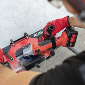 Dispozitiv pentru frezat si slefuit muchii si canturi placi ceramice ( Jolly ), MITRE MATE, disc 125mm - RUBI-52825 - Img 10