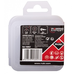 Freza diamantata fina R5, 66 mm x M16 pentru Pro-Edger - RUBI-16957 - Img 3