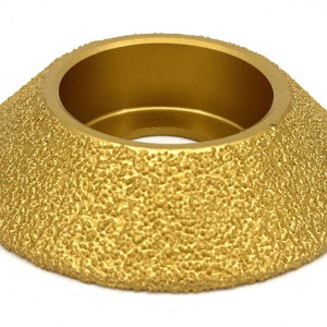 Freza diamantata pentru profilare granit, marmura, gresie, Profil Bizot Jolly, 75x22,23 #45