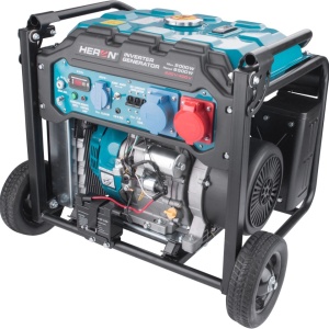 Generator de curent inverter 9 kW - benzina, 230/400V, pornire telecomanda - Heron-8896235