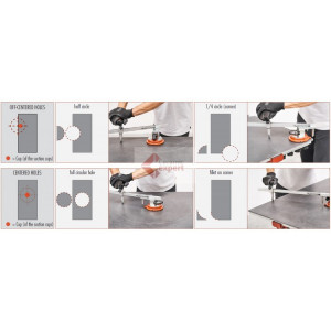 Sistem manual de taiere pt. placi Kompass - taieri circulare - Raimondi-433KOMP50 - Img 4