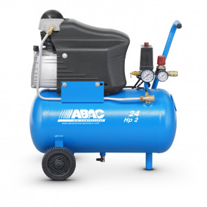 Compresor de aer cu piston - 1.5 kW, 220 L/min, 10 bari - Rezervor 24 Litri - ABAC-POLE-POSITION-L20 - Img 1