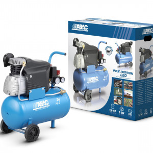 Compresor de aer cu piston - 1.5 kW, 220 L/min, 10 bari - Rezervor 24 Litri - ABAC-POLE-POSITION-L20 - Img 4