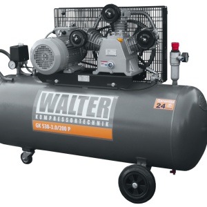 Compresor de aer profesional cu piston - 3kW, 530 L/min, 10 bari - Rezervor 200 Litri - WLT-PROG-530-3.0/200 - Img 4