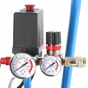 Compresor de aer profesional cu piston - Blue Series 1.1kW, 150L/min, 8 bari - Rezervor 24 Litri - AirPress-HL150/24-36744E - Img 6