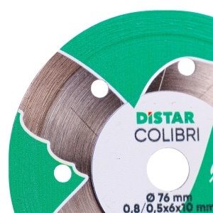 Disc diamantat Colibri subtire pt. mini-polizoare, pt. portelan, 76x0,8x10 (mm) Premium - DiStar-11139053029 - Img 7