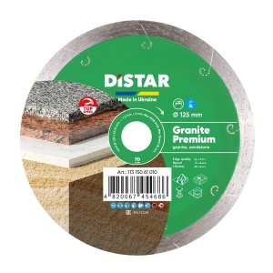 Disc diamantat DiStar Granite pt. Granit, marmura, placi ceramice - 125x22.23 (mm) Premium - DiStar-11315061010 - Img 2