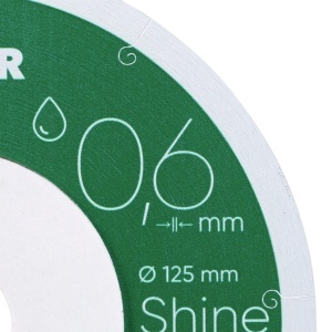 Disc diamantat DiStar Shine ultra-subtire (0.6mm) pt. Gresie portelanata, placi ceramice - 101.6x22.23 (mm) Super Premium - DiStar-11133034025 - Img 6