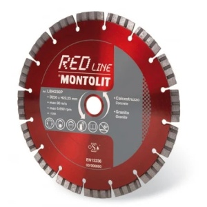 Disc diamantat Montolit LBH350 - taiere uscata - pt. beton, granit, piatra dura, etc.